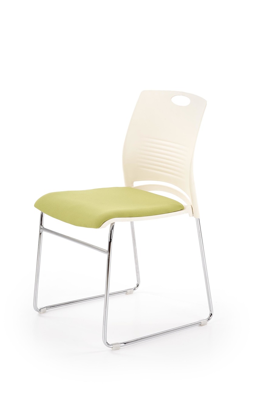 CALI chair, color: white / green