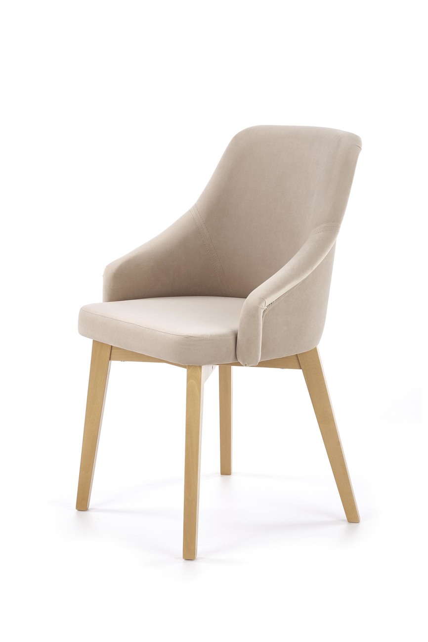 TOLEDO 2 chair, color: honey oak / SOLO 252