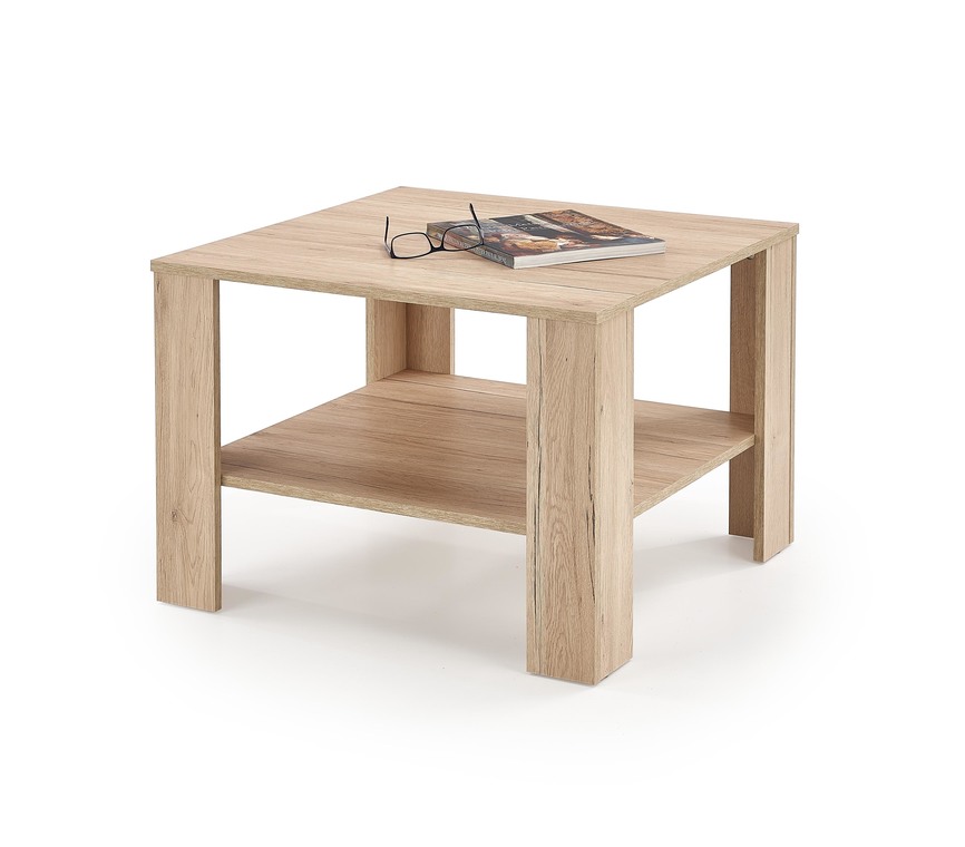 KWADRO SQAURE c. table, color: san remo oak