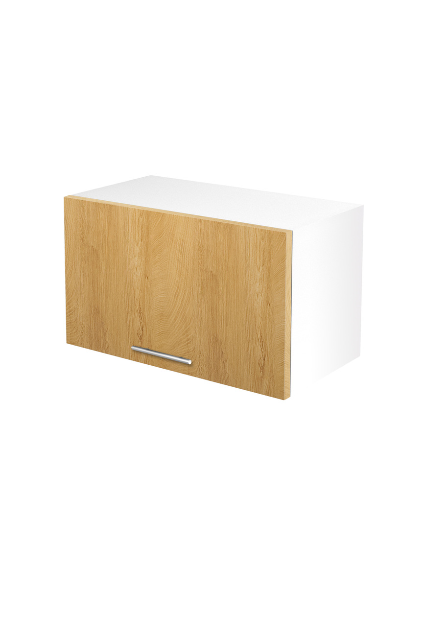VENTO GO-60/36 hood top cabinet, color: white / honey oak