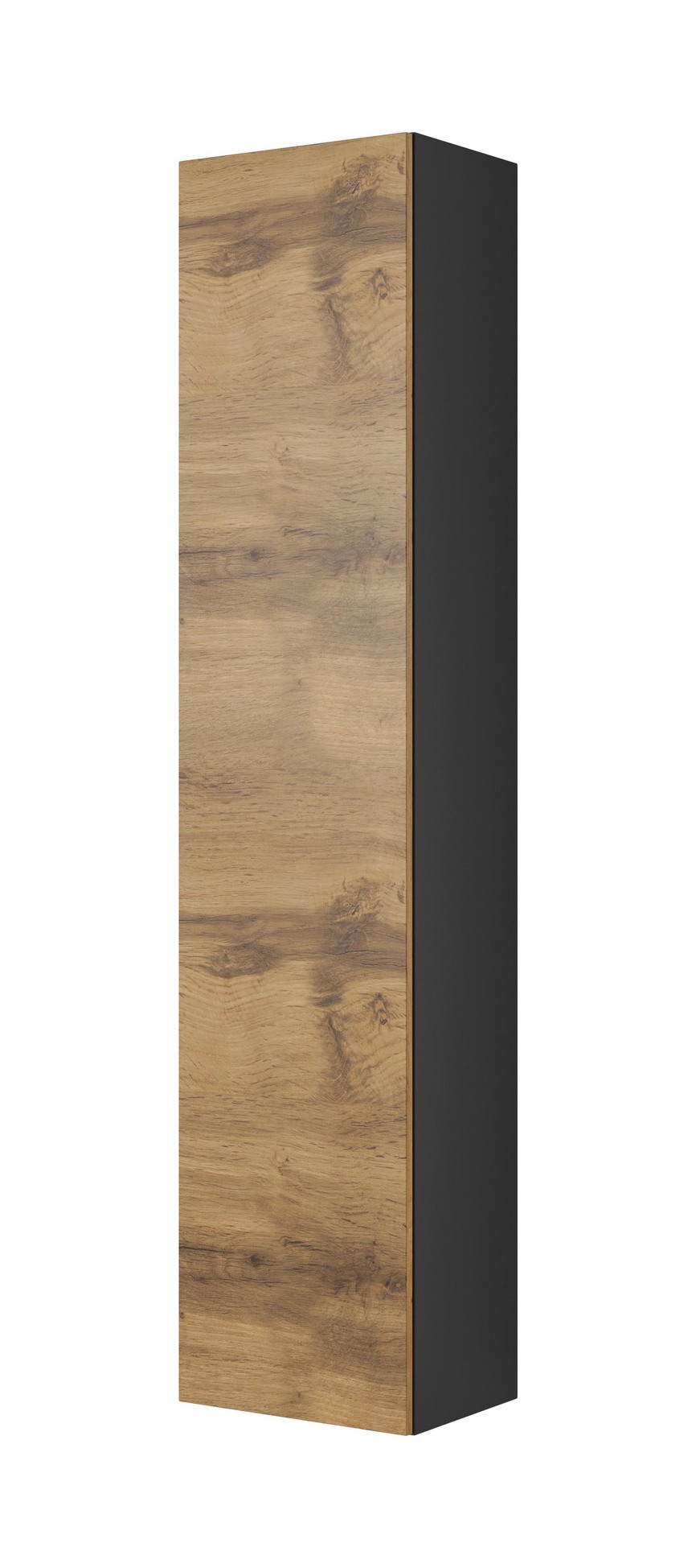 LIVO S-180 hanging cabinet, color: antracite/votan oak