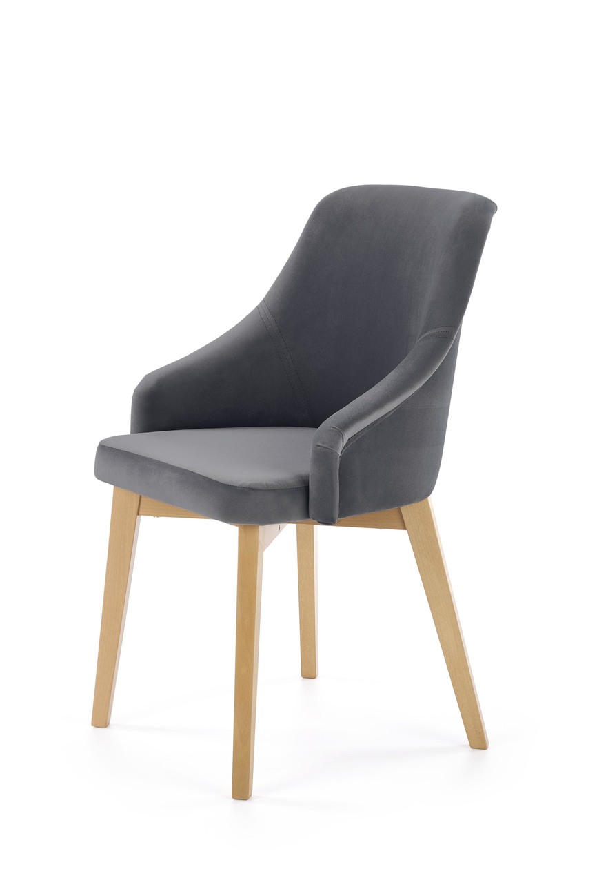 TOLEDO 2 chair, color: honey oak / SOLO 267