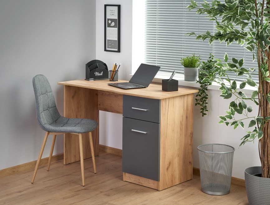 ELMO desk votan oak / antracite