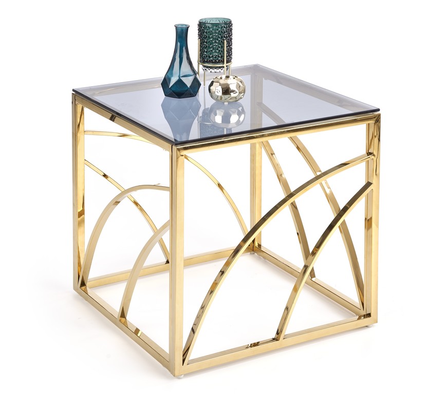 UNIVERSE square gold c. table