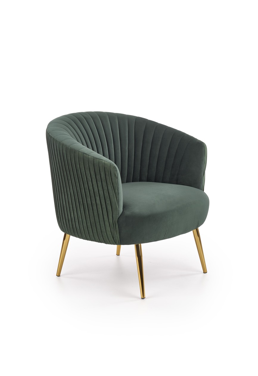 CROWN l. chair, color: dark green