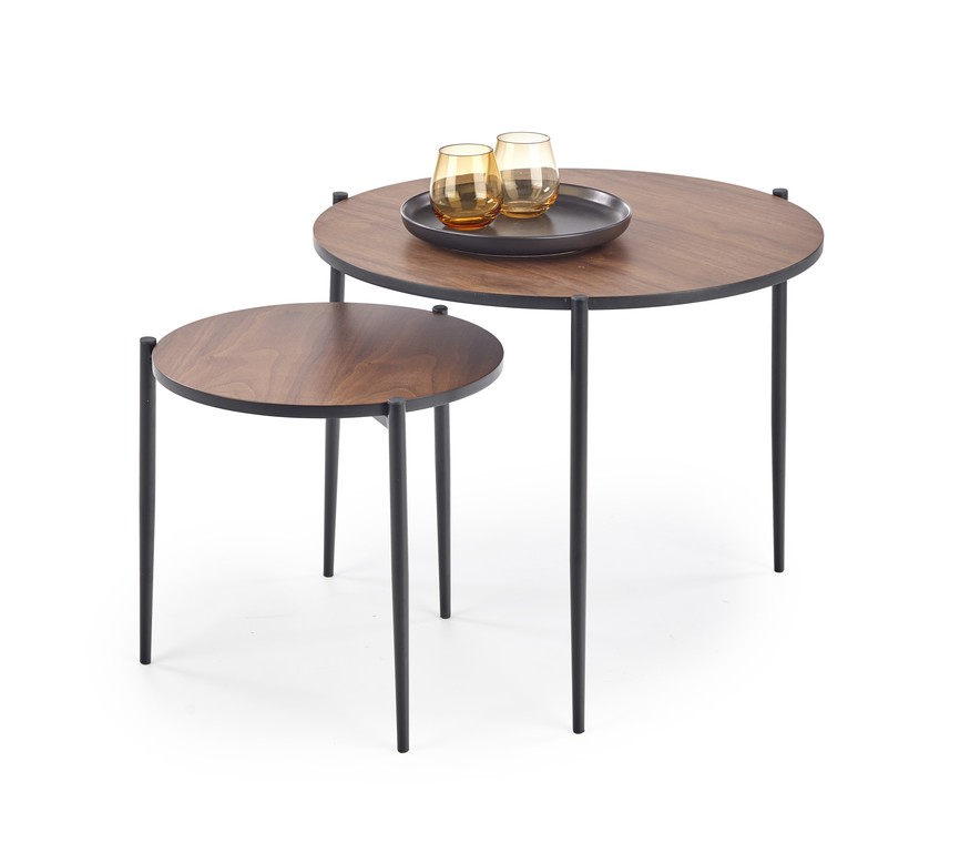GUARDIA round set of 2 c. tables