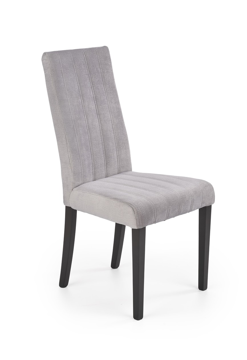 DIEGO 2 chair, color: quilted velvet Stripes - MONOLITH 85
