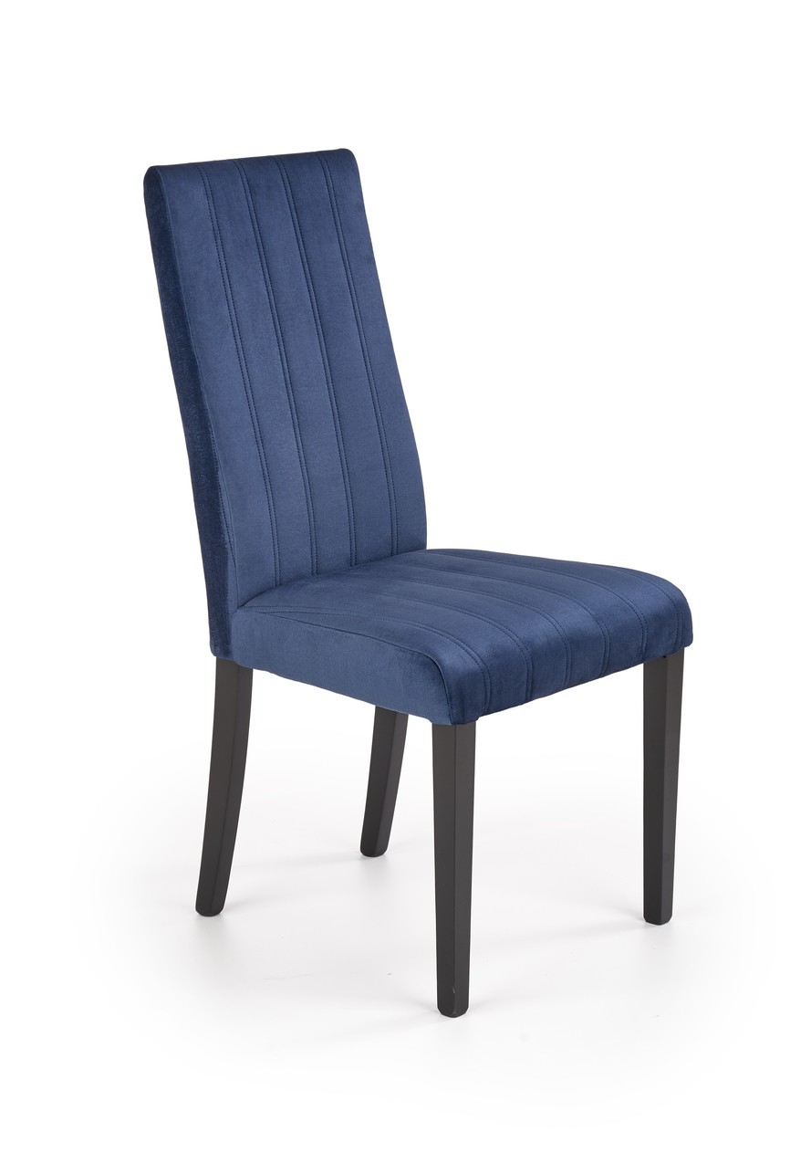 DIEGO 2 chair, color: quilted velvet Stripes - MONOLITH 77