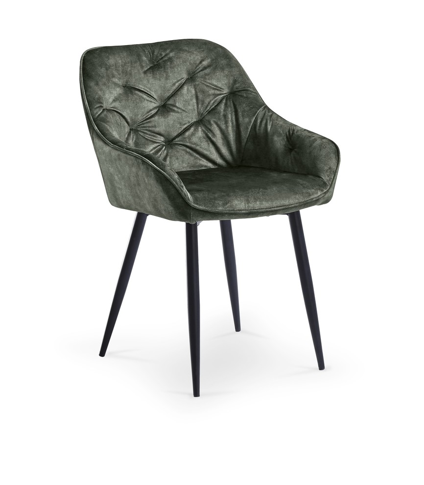 K418 chair, color: dark green