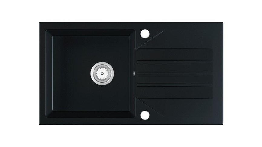 EVINION sink, color: black matt
