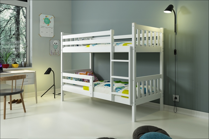 CARINO 200*90 divstāvu bērnu gulta (bez kastes)