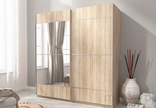 Closets with sliding doors WIKI II 180, 4 mēbeles - furniture store