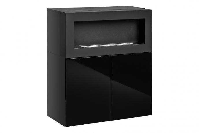 Kumode ar kamīnu  GLOSSY FURNITURE 1