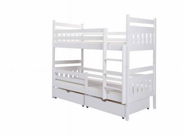 FILIP 90x200  divstāvu gulta + matrači