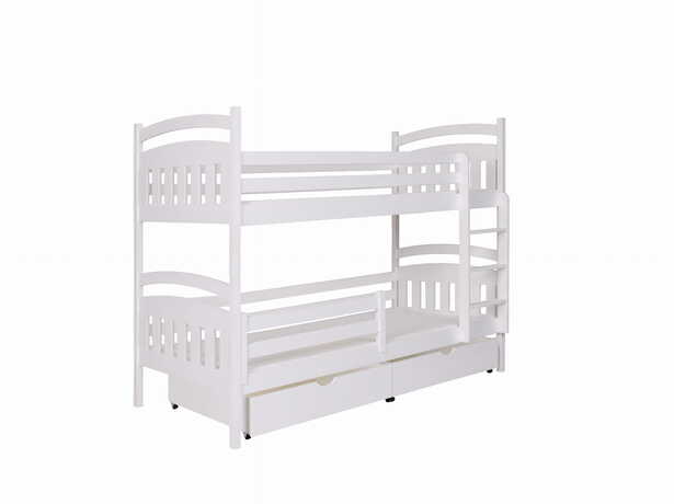 DENIS  90x200  divstāvu gulta + matrači