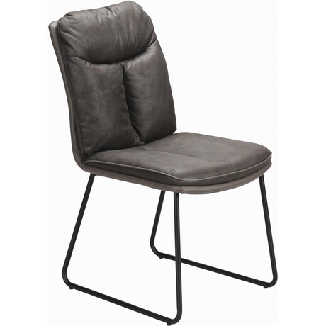BOND polsterēts krēsls ar ērtu atzveltni, apvilkts ar mākslīgo nubuku