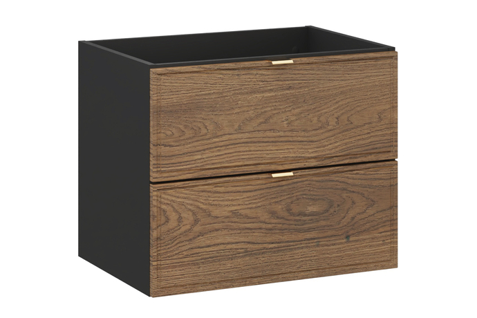 Talia-Casella 82-60-46-2S Piekaramais vannas istabas skapītis izlietnei 60 cm 2 Atvilktnes