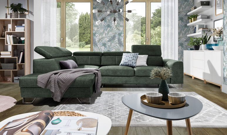 Stūra divāns ASTI OS+R+3FB