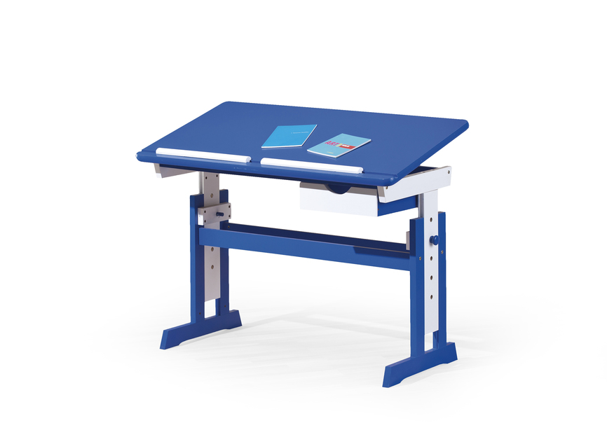PACO desk color: blue/white