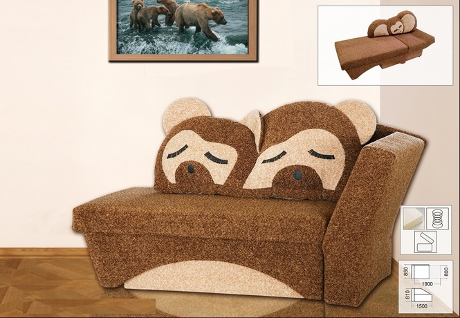 Bērnu dīvāns BEAR