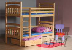 Krecik bērnu divstāvu gulta
