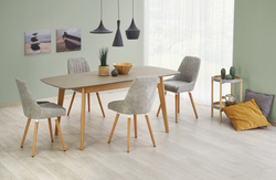 Стол FORDI 140-180 сосна пасадена / черный