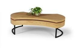 Стол FORDI 140-180 сосна пасадена / черный