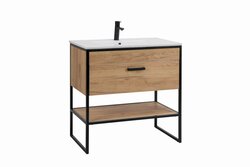Table FORDI 140-180 pasadena pine / black