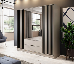 Стол FORDI 140-180 сосна пасадена / черный