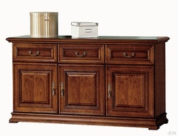 Стол FORDI 140-180 сосна пасадена / черный