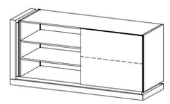 TSiena SI-RTV L/P TV Skapis TARANKO