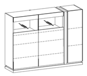 TSiena SI-KB/D L/P Bārs kumode TARANKO