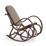 MAX BIS PLUS rocking chair color: walnut