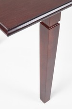 MARCEL extension table color: dark walnut