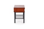 FIONA night stand color: ant cherry/black