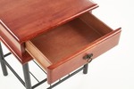 FIONA night stand color: ant cherry/black