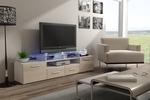 front TV stand EVORA RTV jasmine/ cream