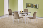 ALSTON extension table color: beige/white