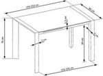 STANFORD XL table color: white