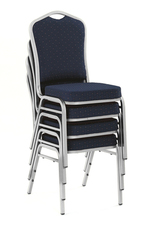 K66 S chair color: blue, silver frame