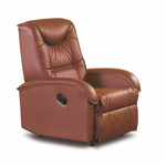 JEFF armchair color: brown