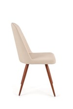 K214 chair, color: dark cream / ant. cherry III