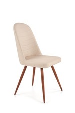 K214 chair, color: dark cream / ant. cherry III