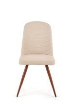 K214 chair, color: dark cream / ant. cherry III