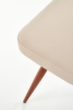 K214 chair, color: dark cream / ant. cherry III