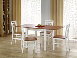 GRACJAN table color: alder / white