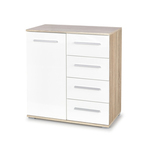 LIMA KM-2 chest, color: sonoma oak / white