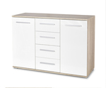 LIMA KM-4 chest, color: sonoma oak / white