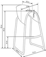 H71 bar stool