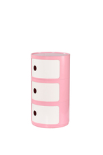 ALF storage unit, color: pink / white